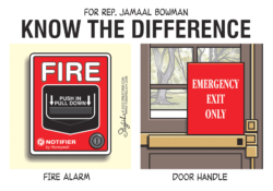 Jamaal Bowman fire alarm