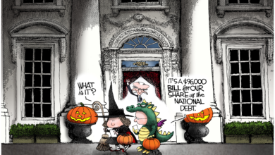 Halloween biden trick debt