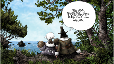 Pilgrims Thanksgiving Social Media