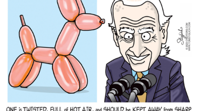 Joe Biden twisted hot air balloon animal