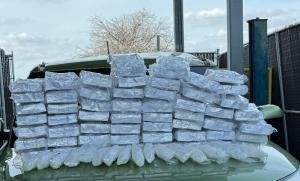 CBP officers at Eagle Pass, Texas, intercepted more than 140 pounds of methamphetamine.