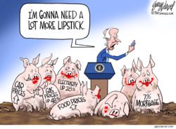 Biden lipstick pig Bidenomics