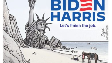 Biden Harris 2024 destroying America