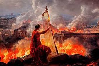 NextImg:Rome Is Burning, Joe Is On Vacation